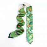 Custom Print Silk Twill Skinny Scarf MIC613874750