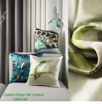 Luxury Custom Design 100% Silk Cushion Silk Sofa Bed Cushion MIC633477457