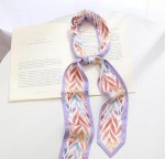 Low MOQ High Quality New Custom Narrow Scarves Ladies Neck Decorative Scarf MIC2667607645