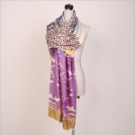 Custom Printed Water Soluble Wool Scarf MIC231831211